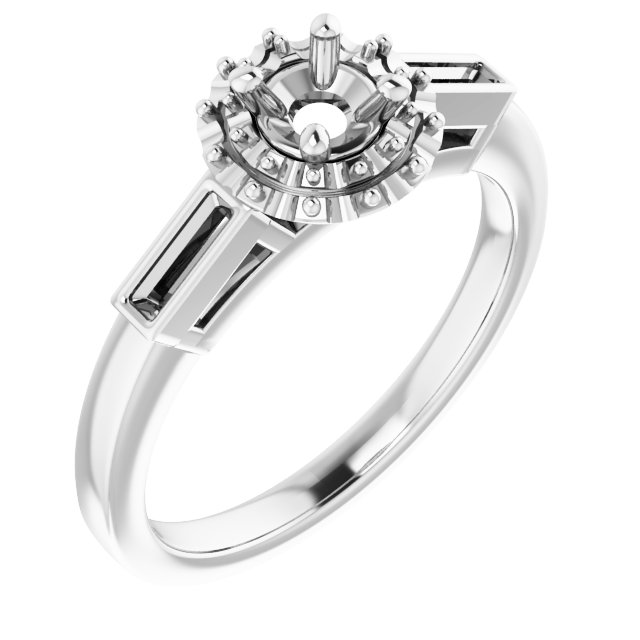 Halo-Style Engagement Ring