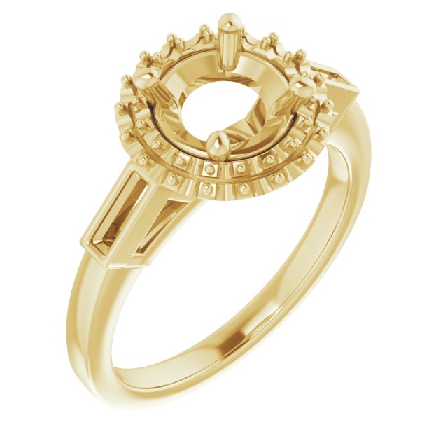 Halo-Style Engagement Ring