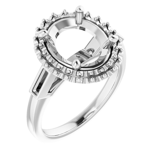 Halo-Style Engagement Ring