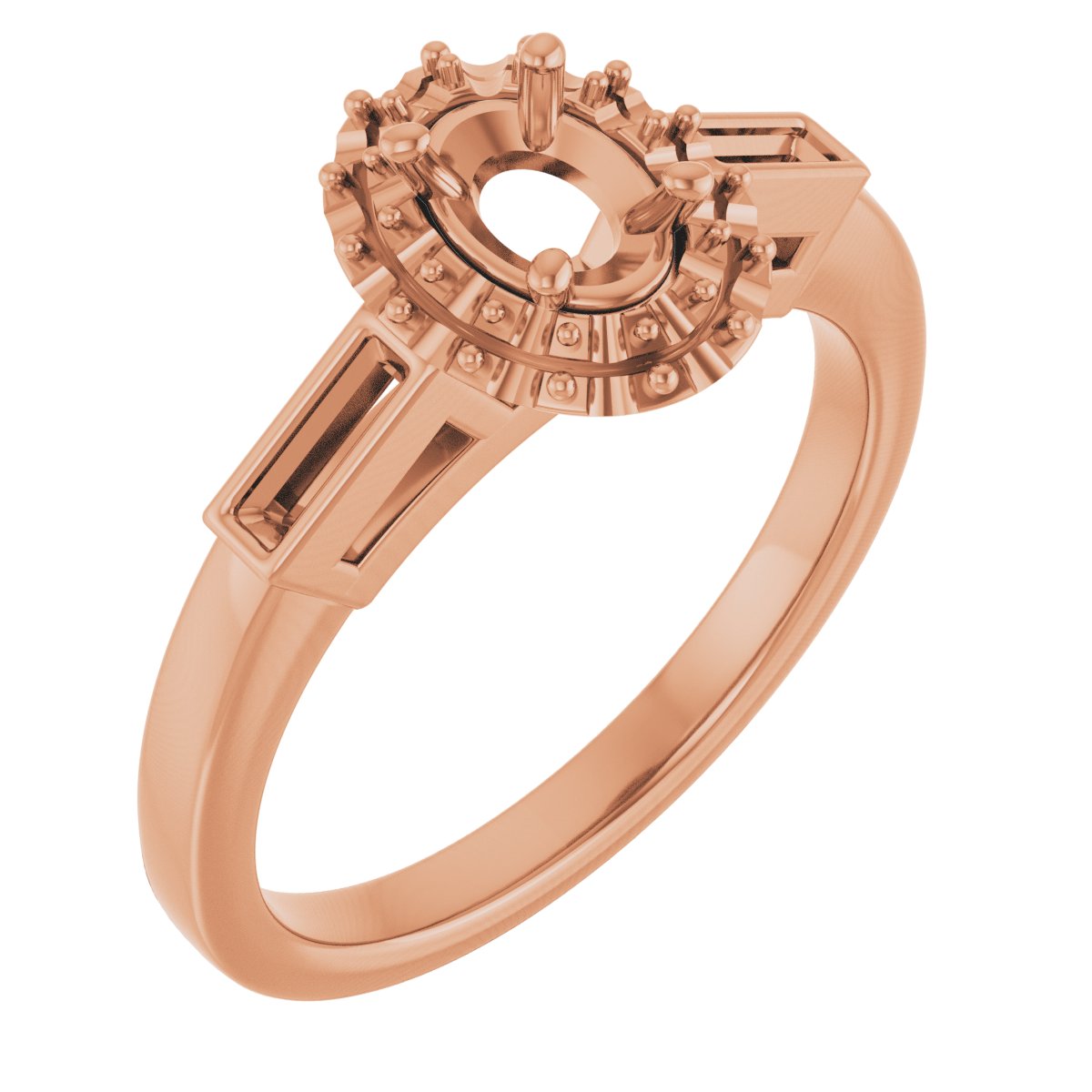 Halo-Style Engagement Ring