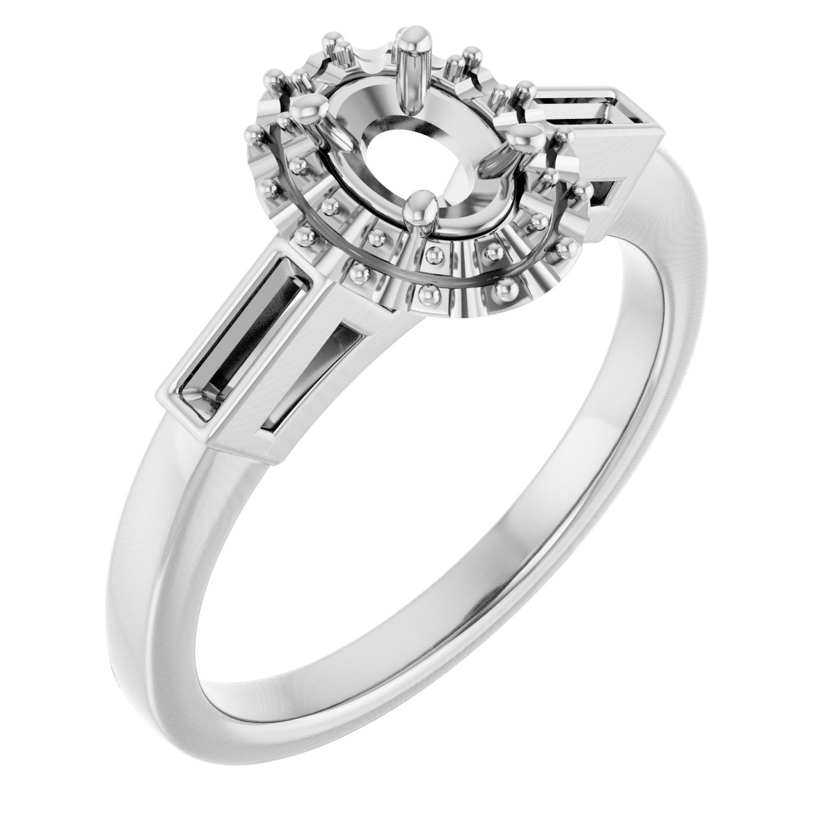 Halo-Style Engagement Ring