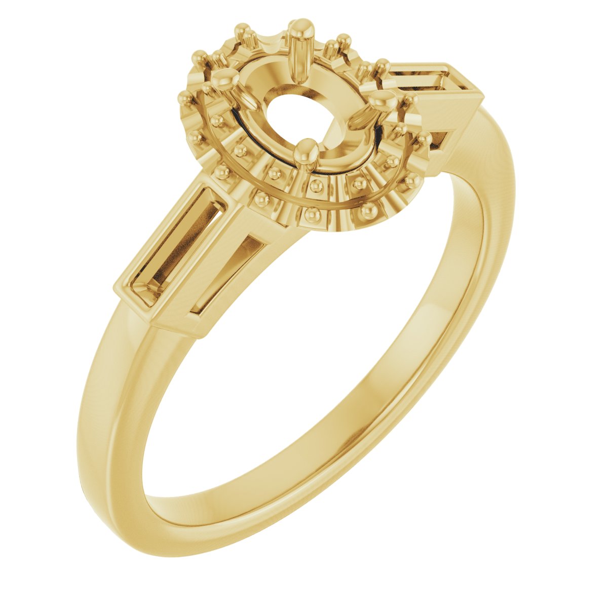 Halo-Style Engagement Ring