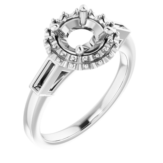 Halo-Style Engagement Ring