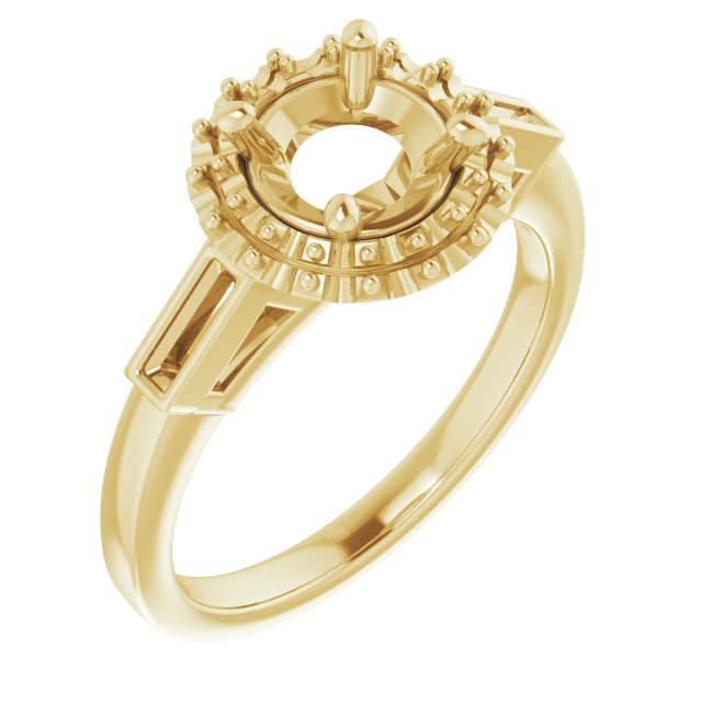 Halo-Style Engagement Ring