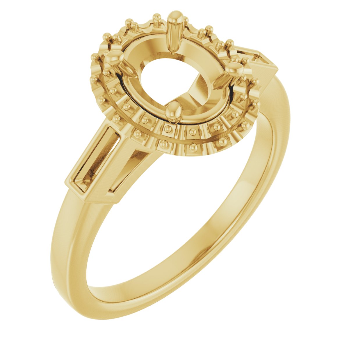 Halo-Style Engagement Ring