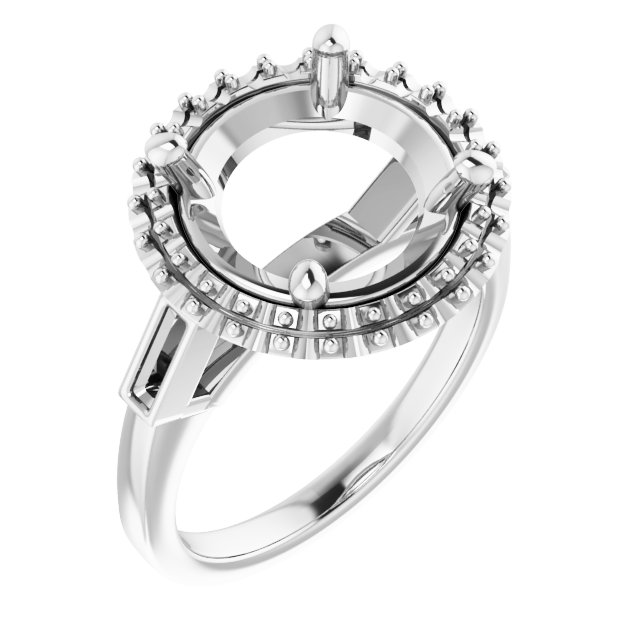 Halo-Style Engagement Ring