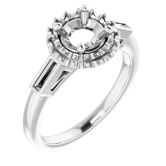Halo-Style Engagement Ring