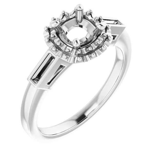 Halo-Style Engagement Ring