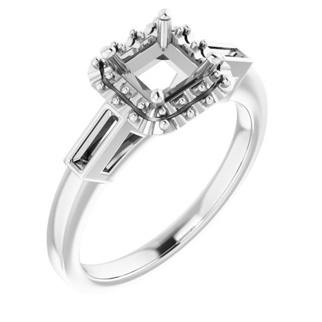 Halo-Style Engagement Ring