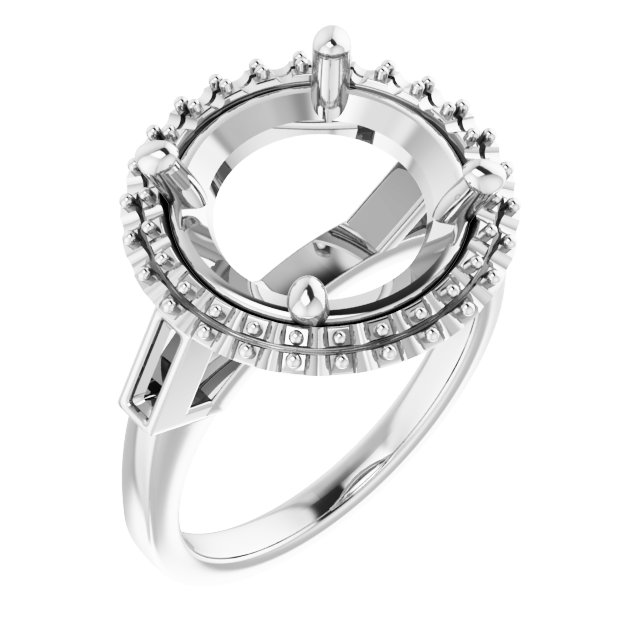Halo-Style Engagement Ring