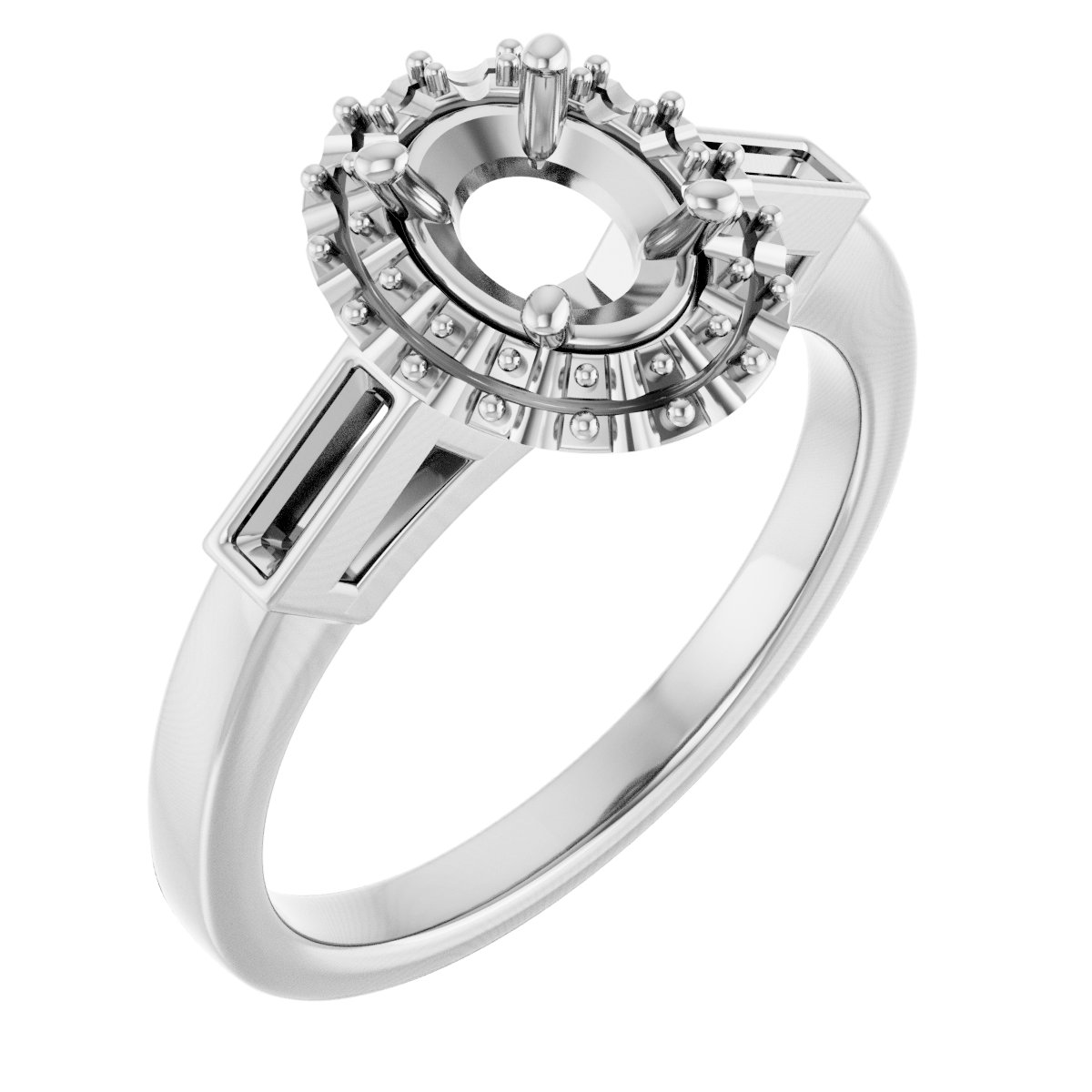 Halo-Style Engagement Ring