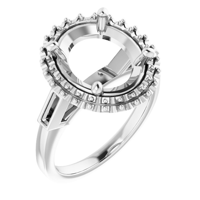 Halo-Style Engagement Ring
