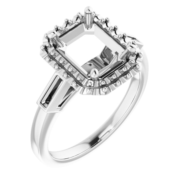 Halo-Style Engagement Ring