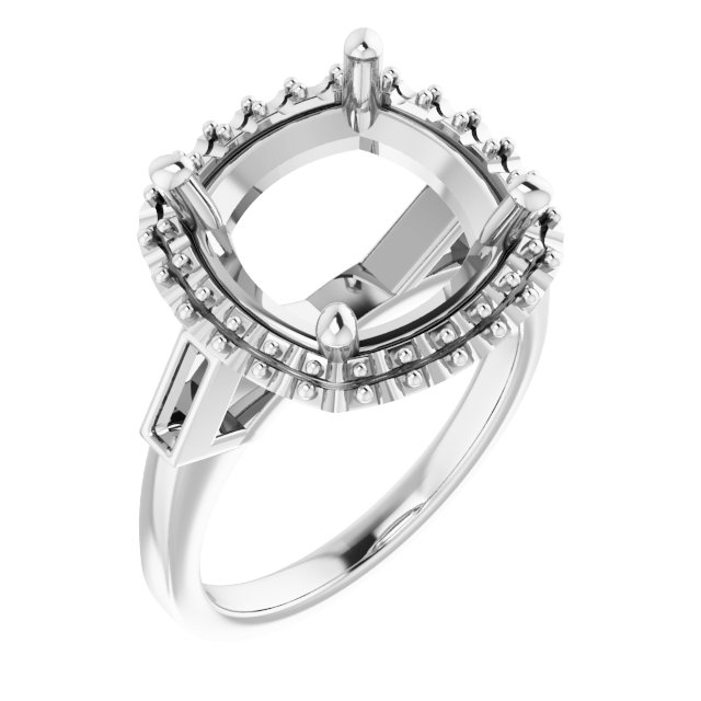 Halo-Style Engagement Ring
