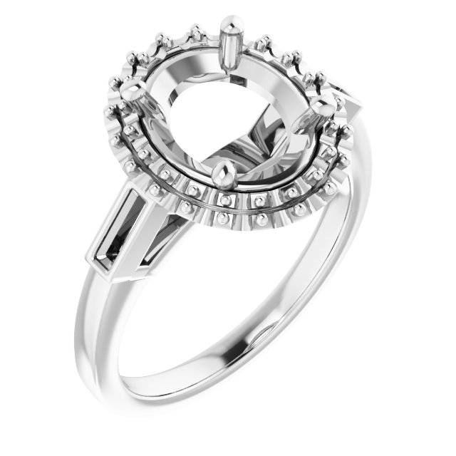 Halo-Style Engagement Ring