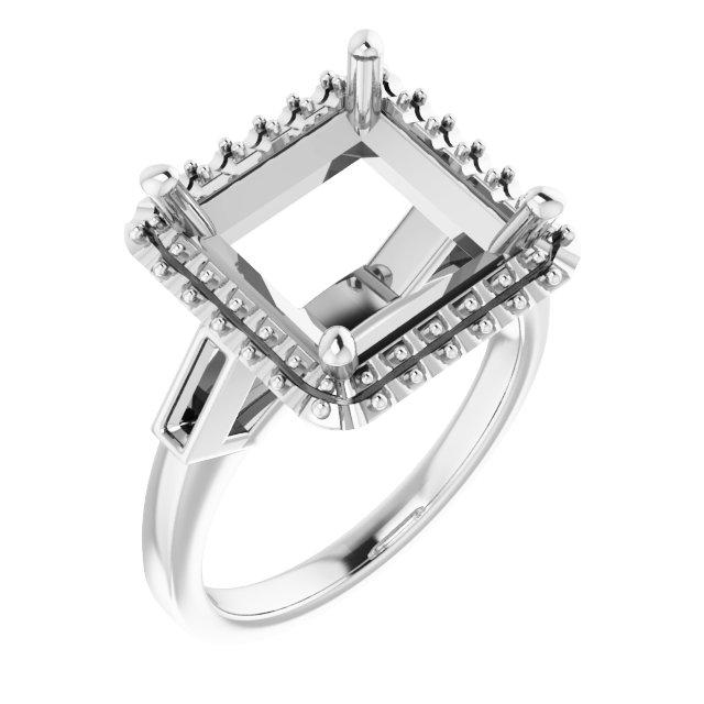 Halo-Style Engagement Ring
