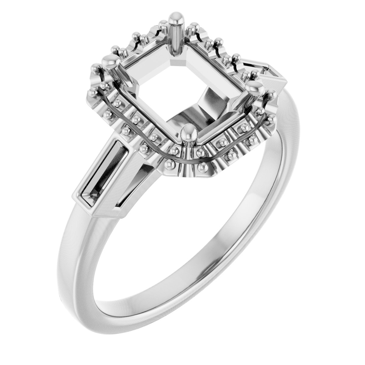 Halo-Style Engagement Ring