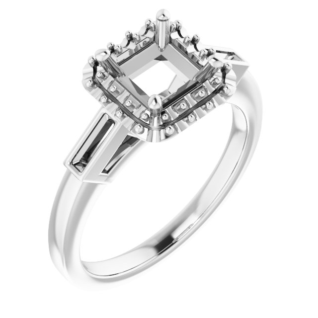 Halo-Style Engagement Ring