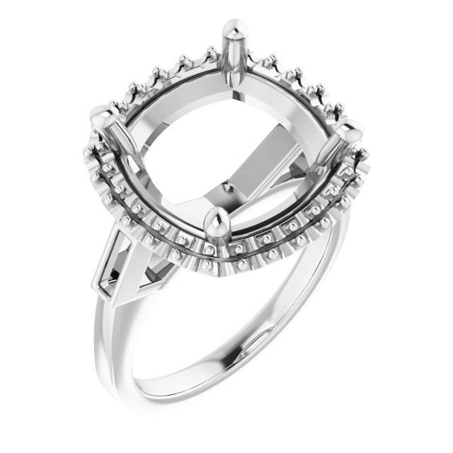 Halo-Style Engagement Ring
