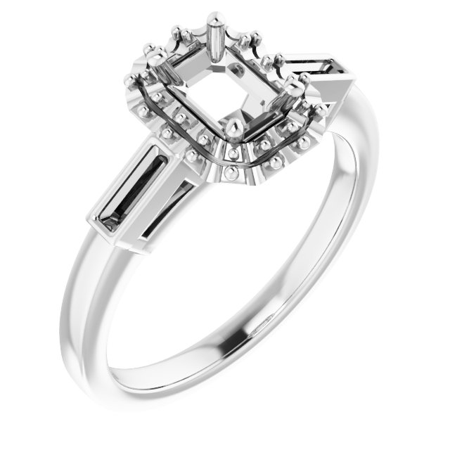 Halo-Style Engagement Ring