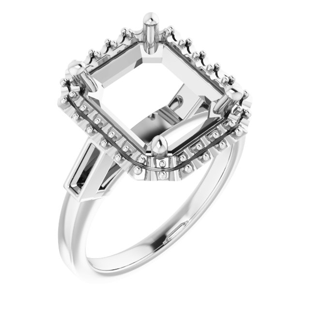 Halo-Style Engagement Ring