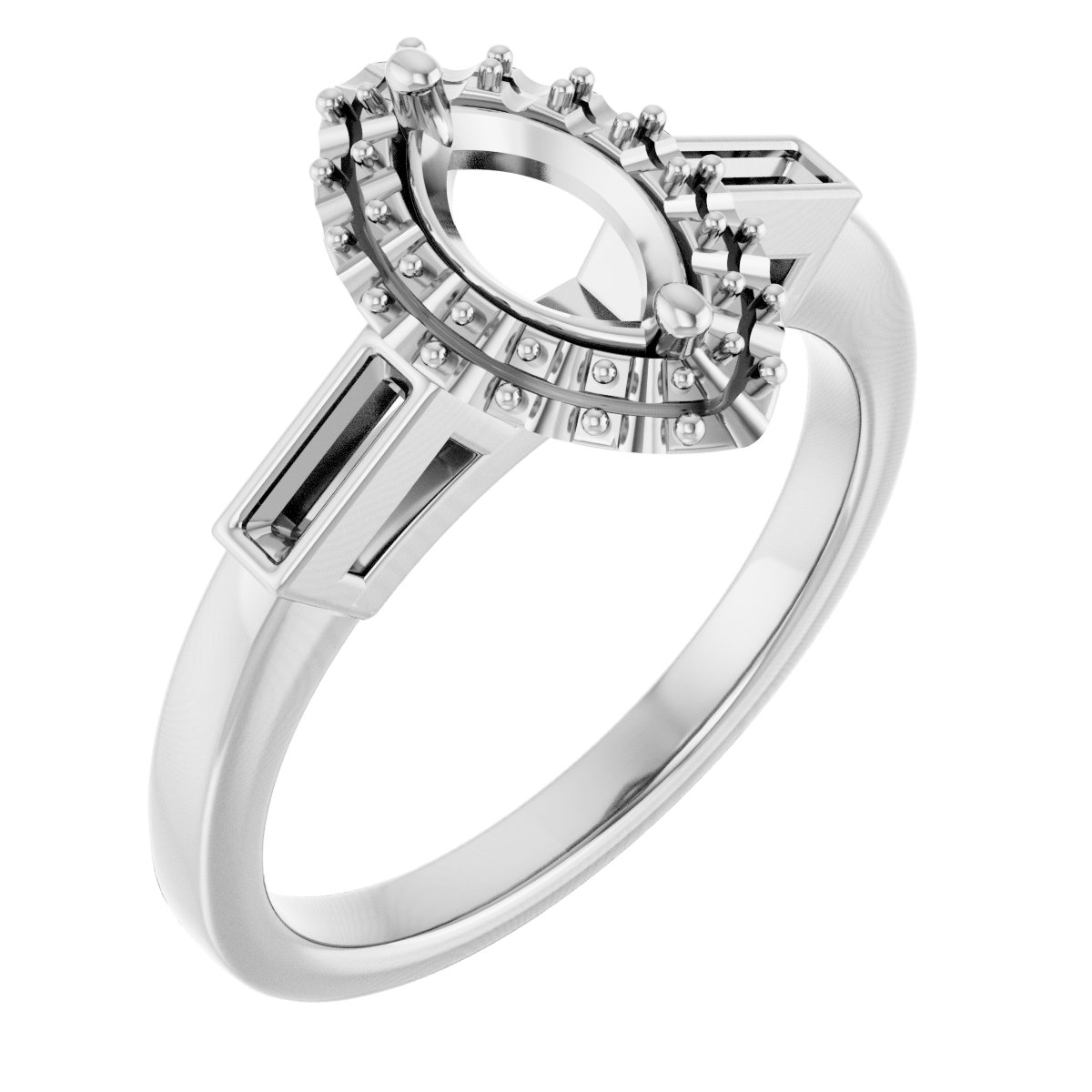 Halo-Style Engagement Ring