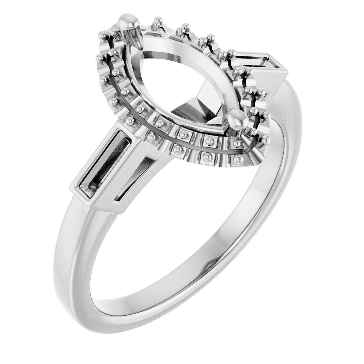 Halo-Style Engagement Ring