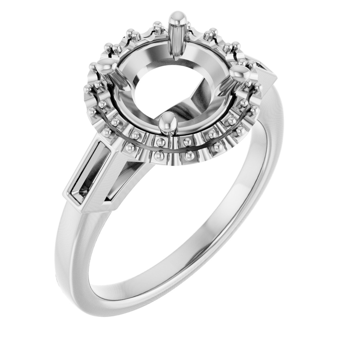 Halo-Style Engagement Ring