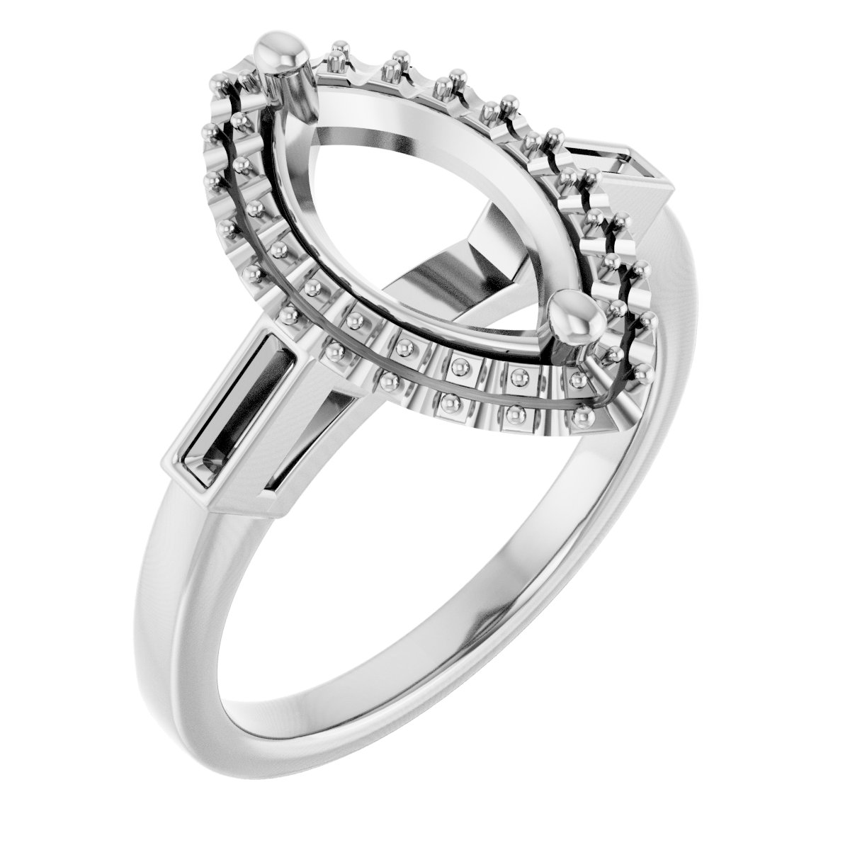 Halo-Style Engagement Ring
