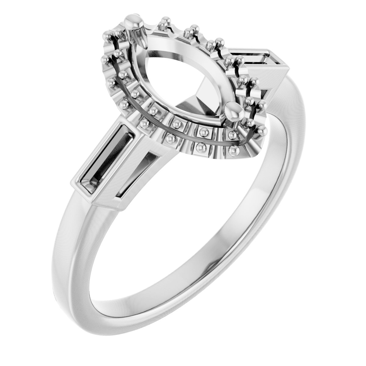 Halo-Style Engagement Ring