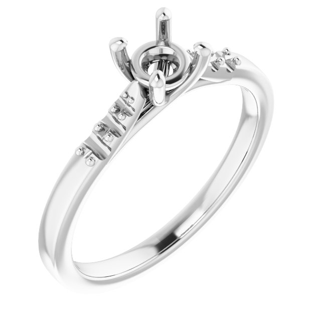 Accented Engagement Ring