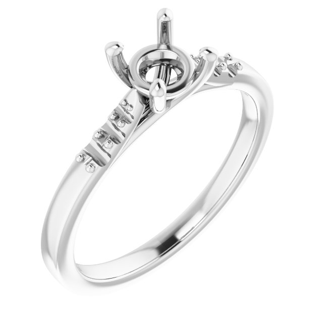 Accented Engagement Ring