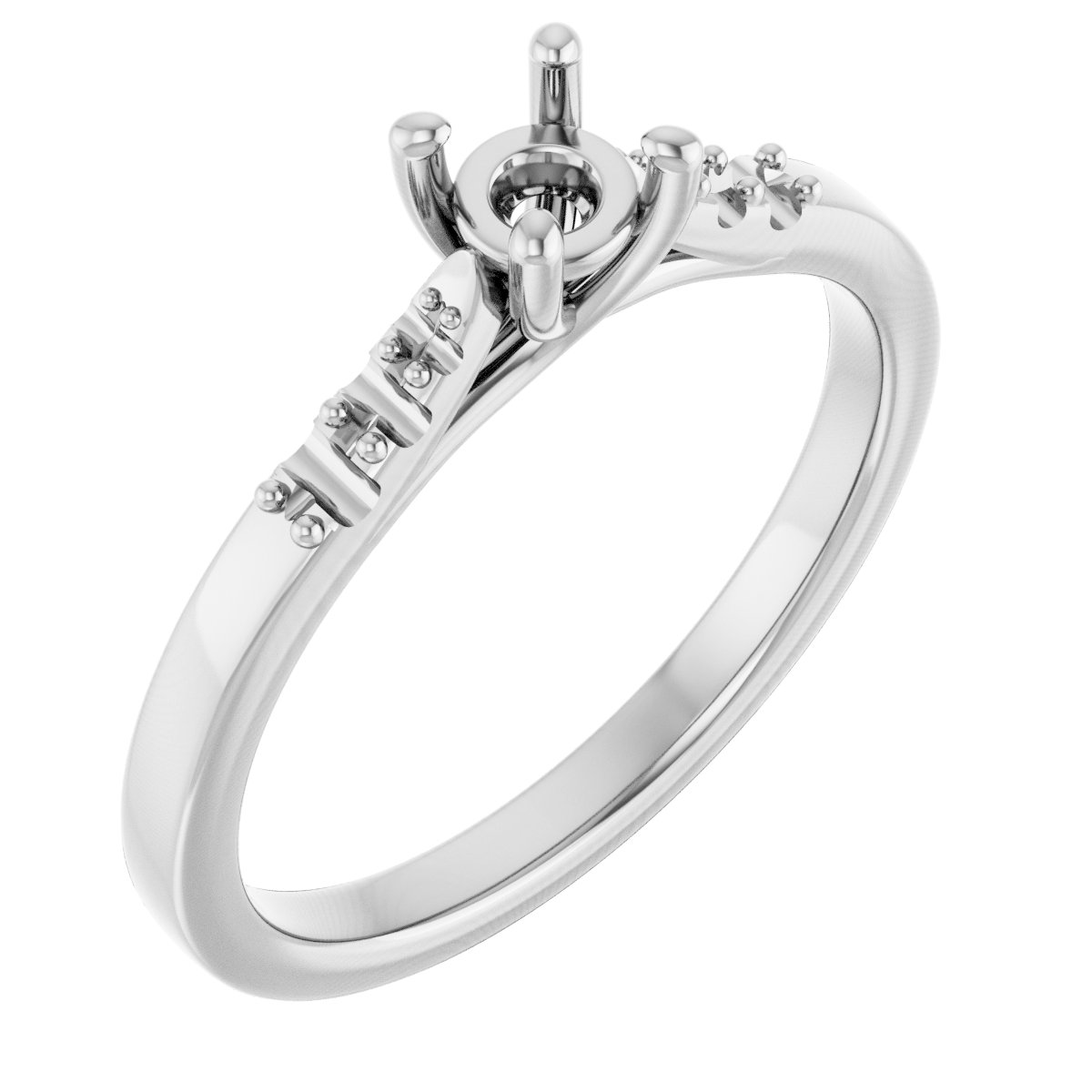 Accented Engagement Ring