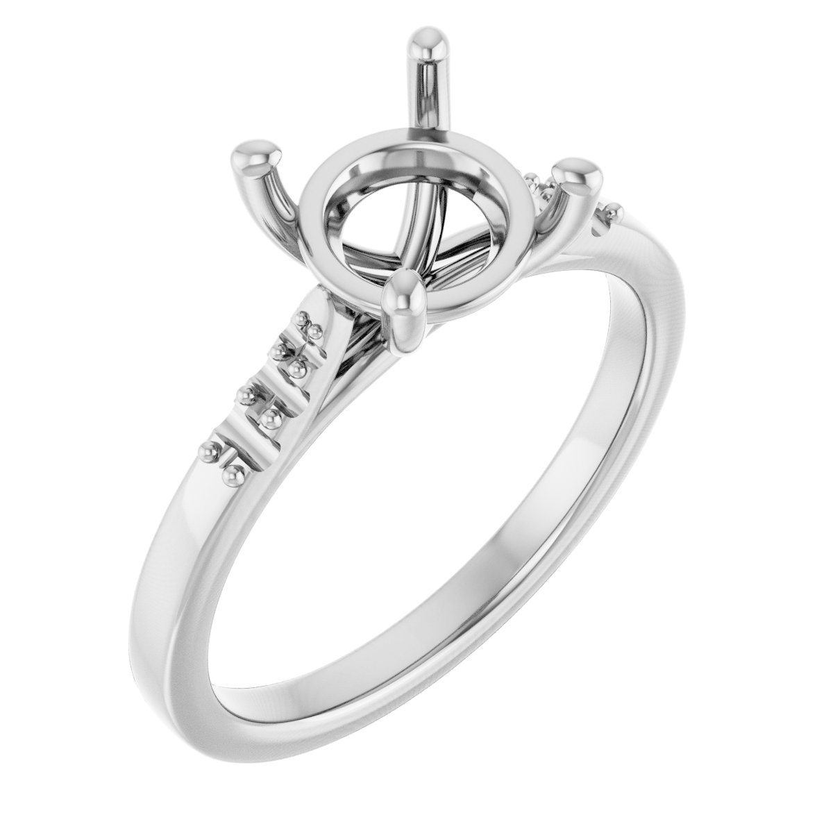 Accented Engagement Ring