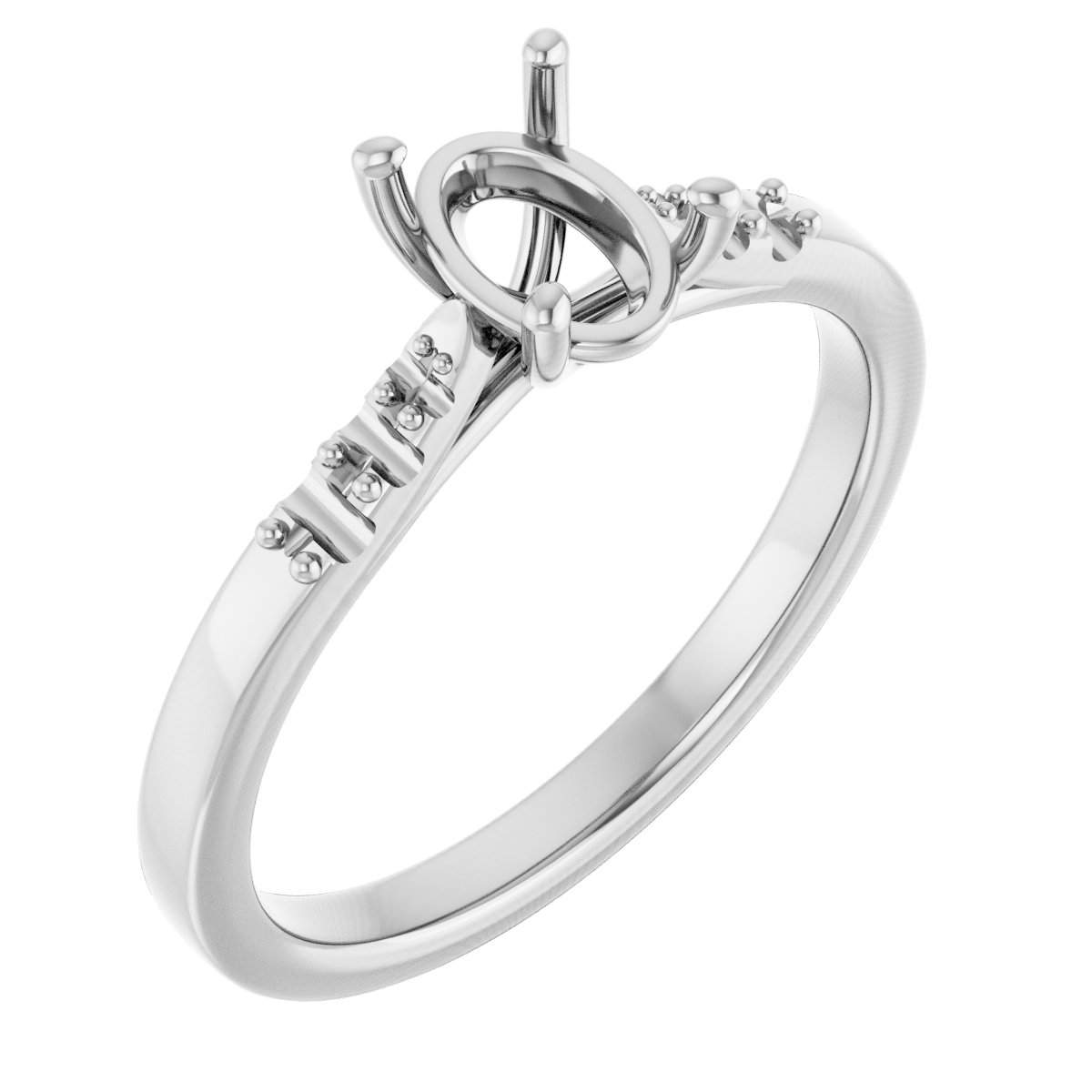 Accented Engagement Ring