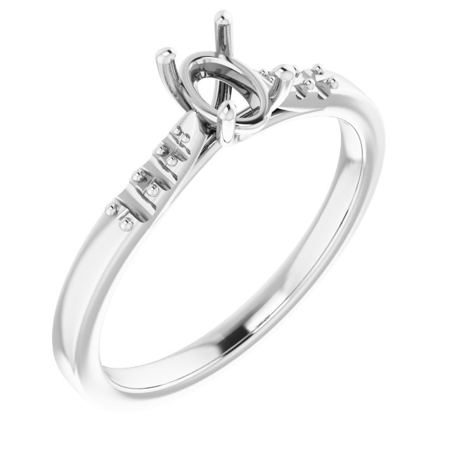 Accented Engagement Ring