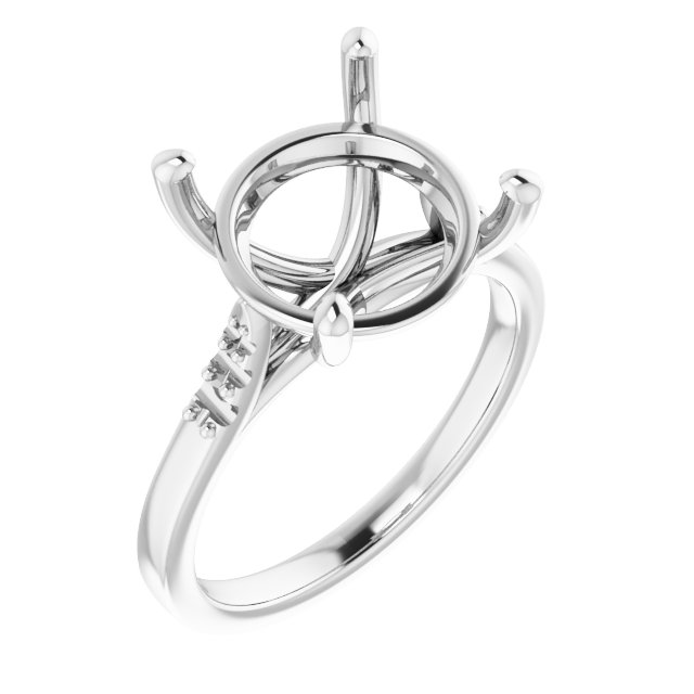 Accented Engagement Ring