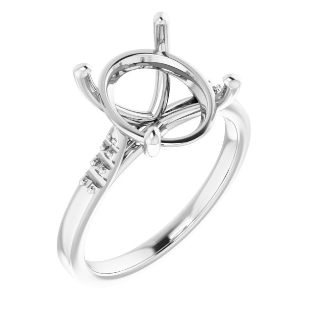 Accented Engagement Ring