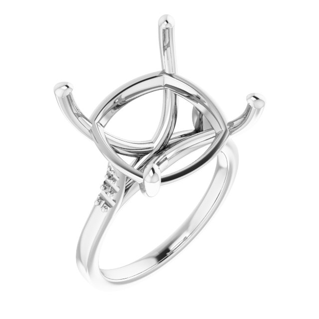 Accented Engagement Ring