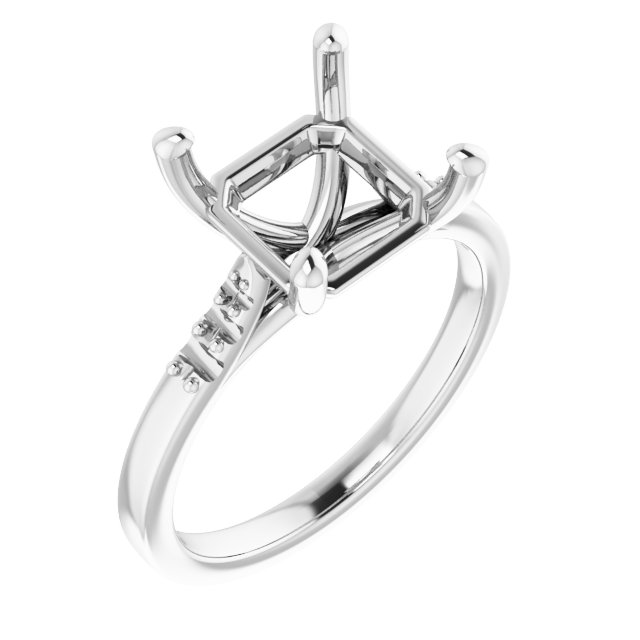 Accented Engagement Ring