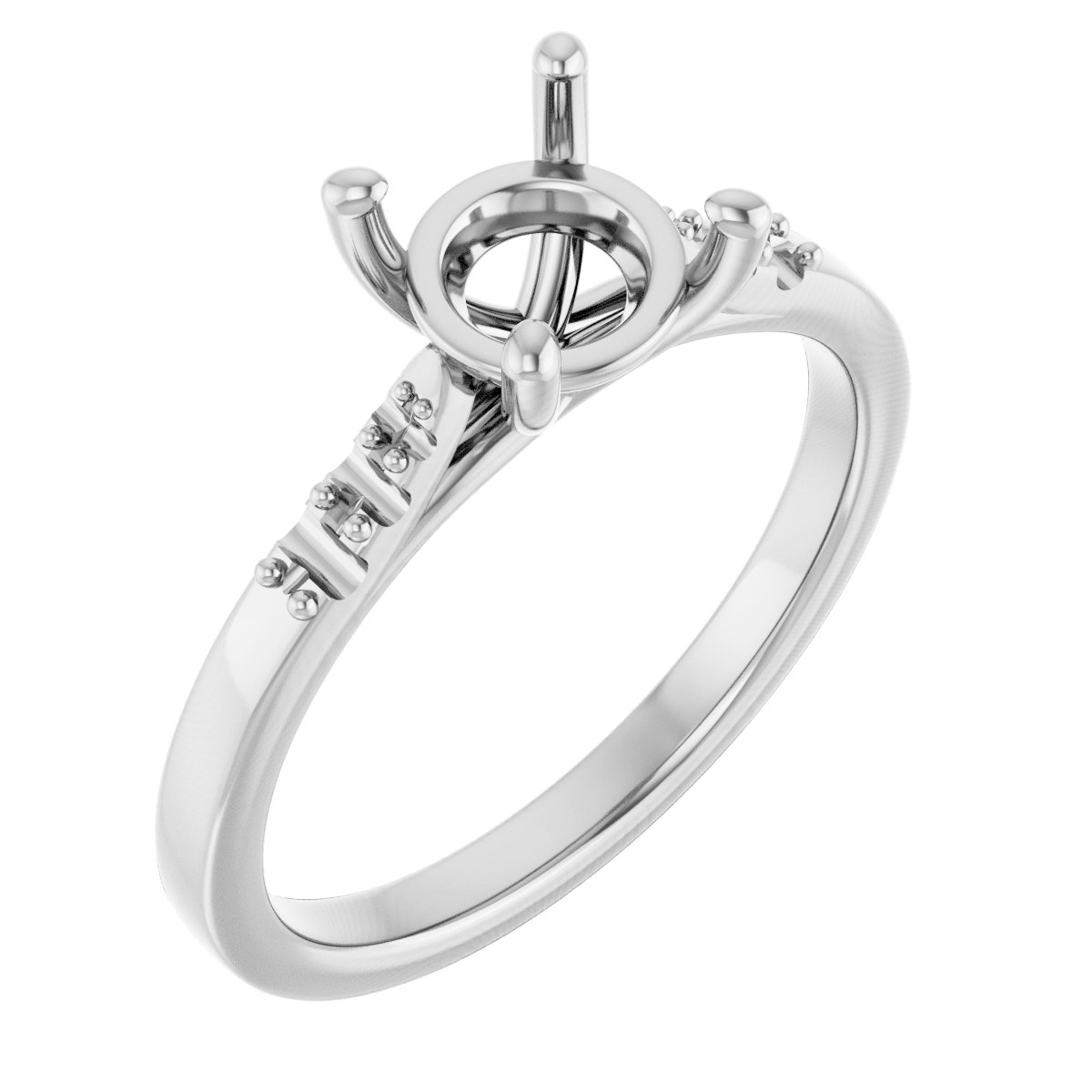 Accented Engagement Ring