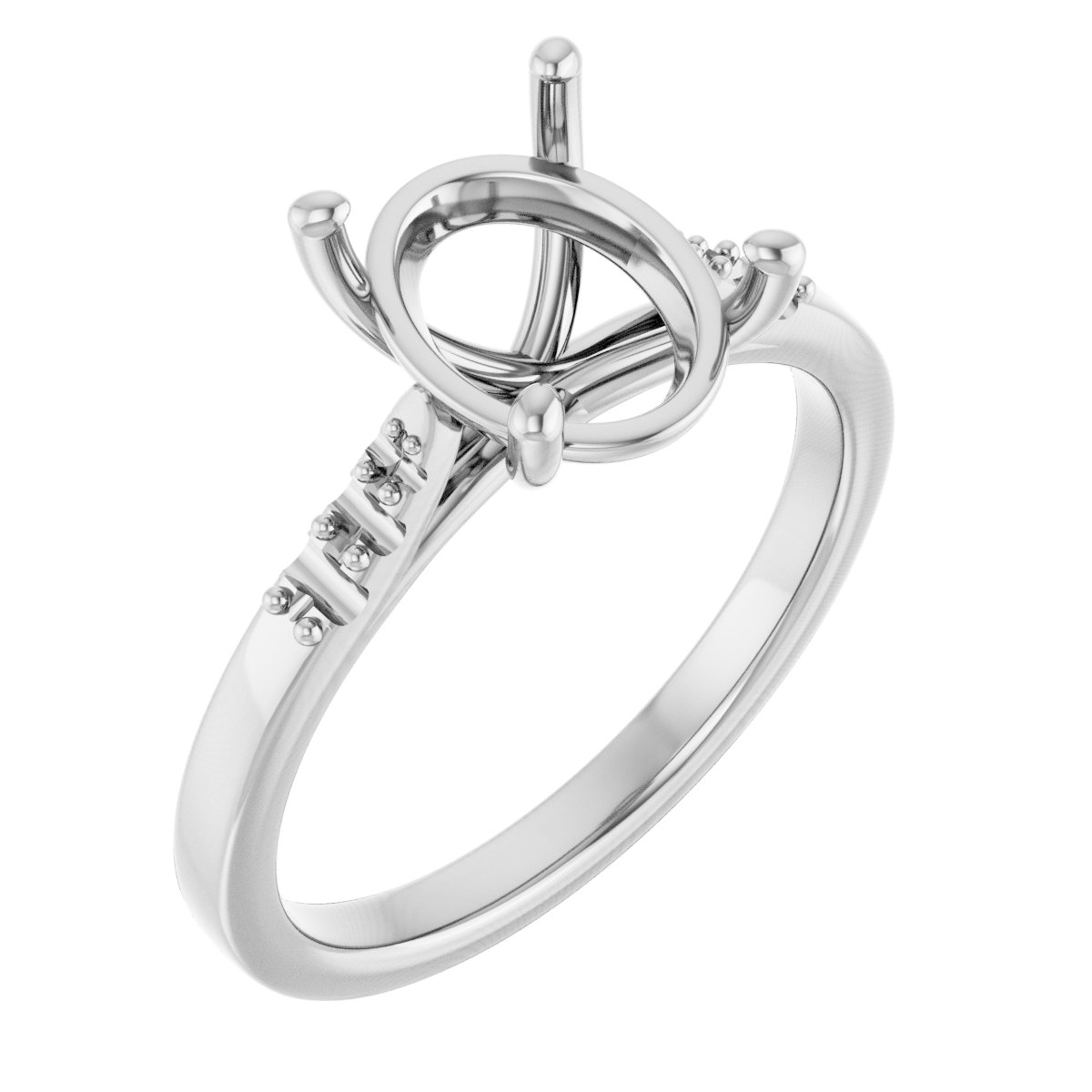 Accented Engagement Ring