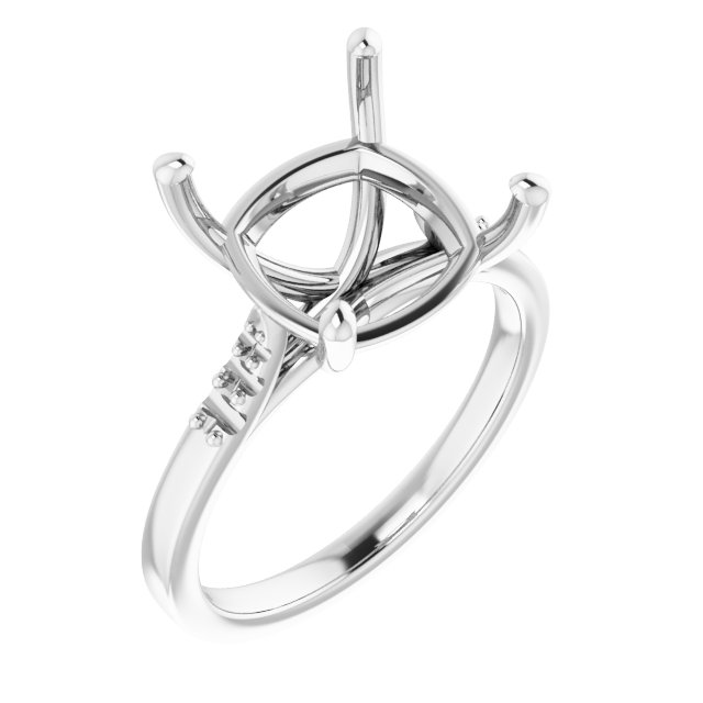 Accented Engagement Ring