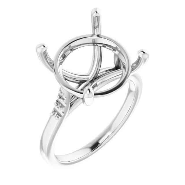 Accented Engagement Ring
