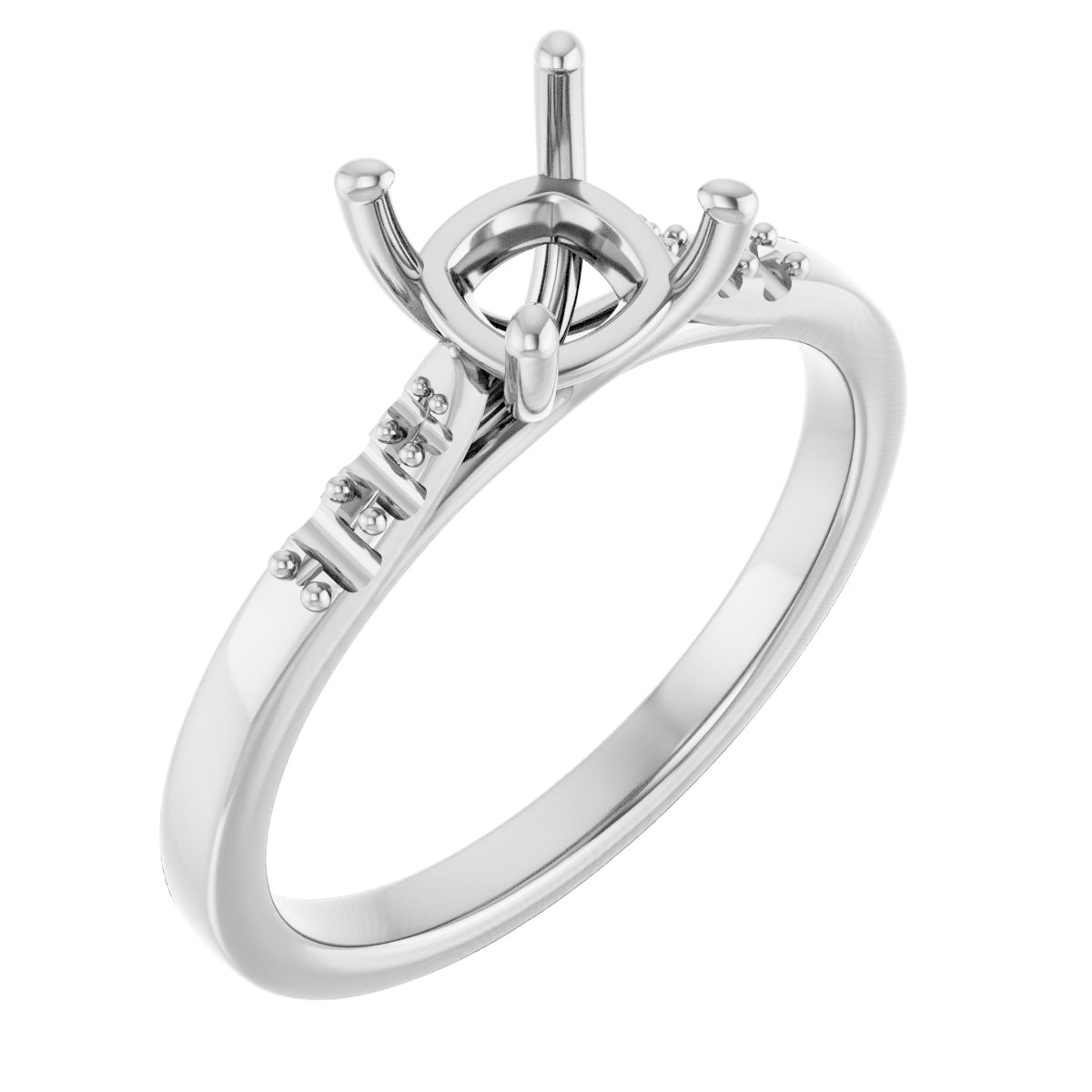 Accented Engagement Ring