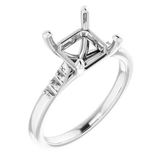 Accented Engagement Ring