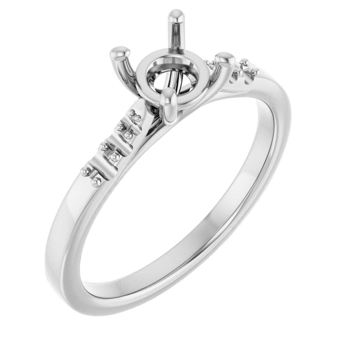 Accented Engagement Ring