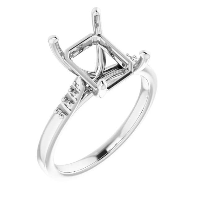 Accented Engagement Ring