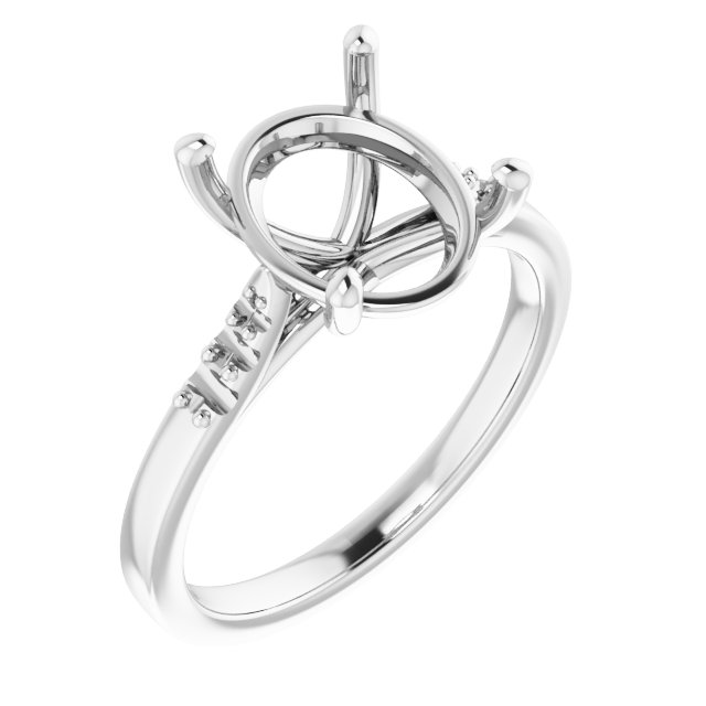 Accented Engagement Ring