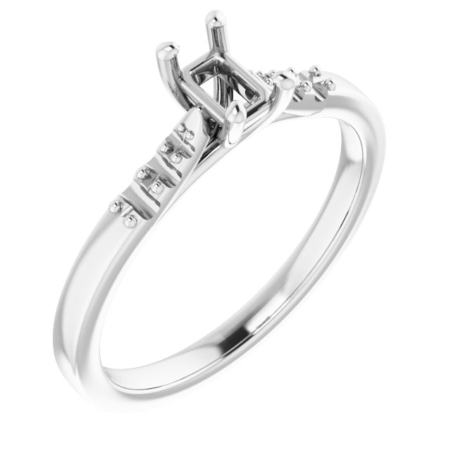 Accented Engagement Ring